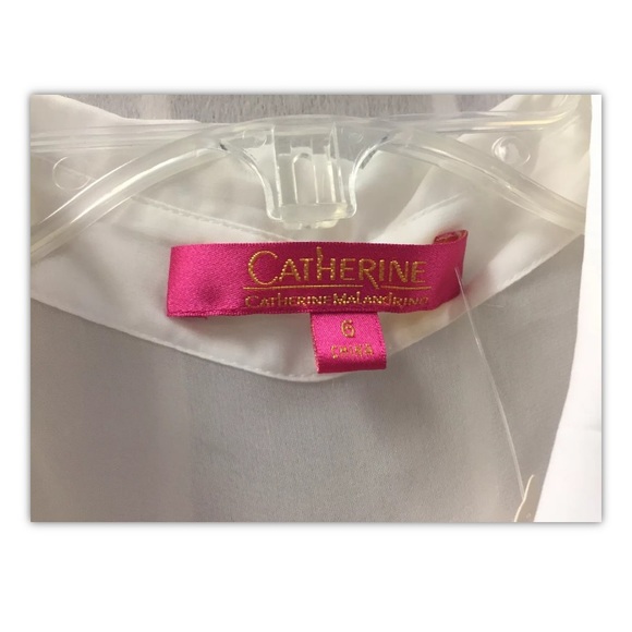 Chico’s/Catherine,blouses(2),white,formal, sizeS.: - Picture 9 of 12